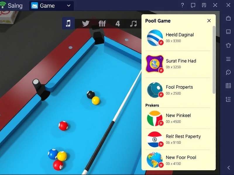 Surat Pool Dynamo Game Interface